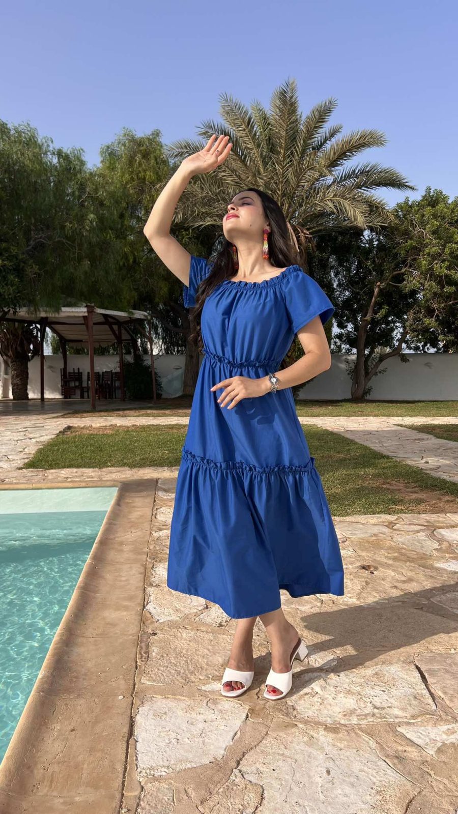 Robe Julia bleu – Image 2