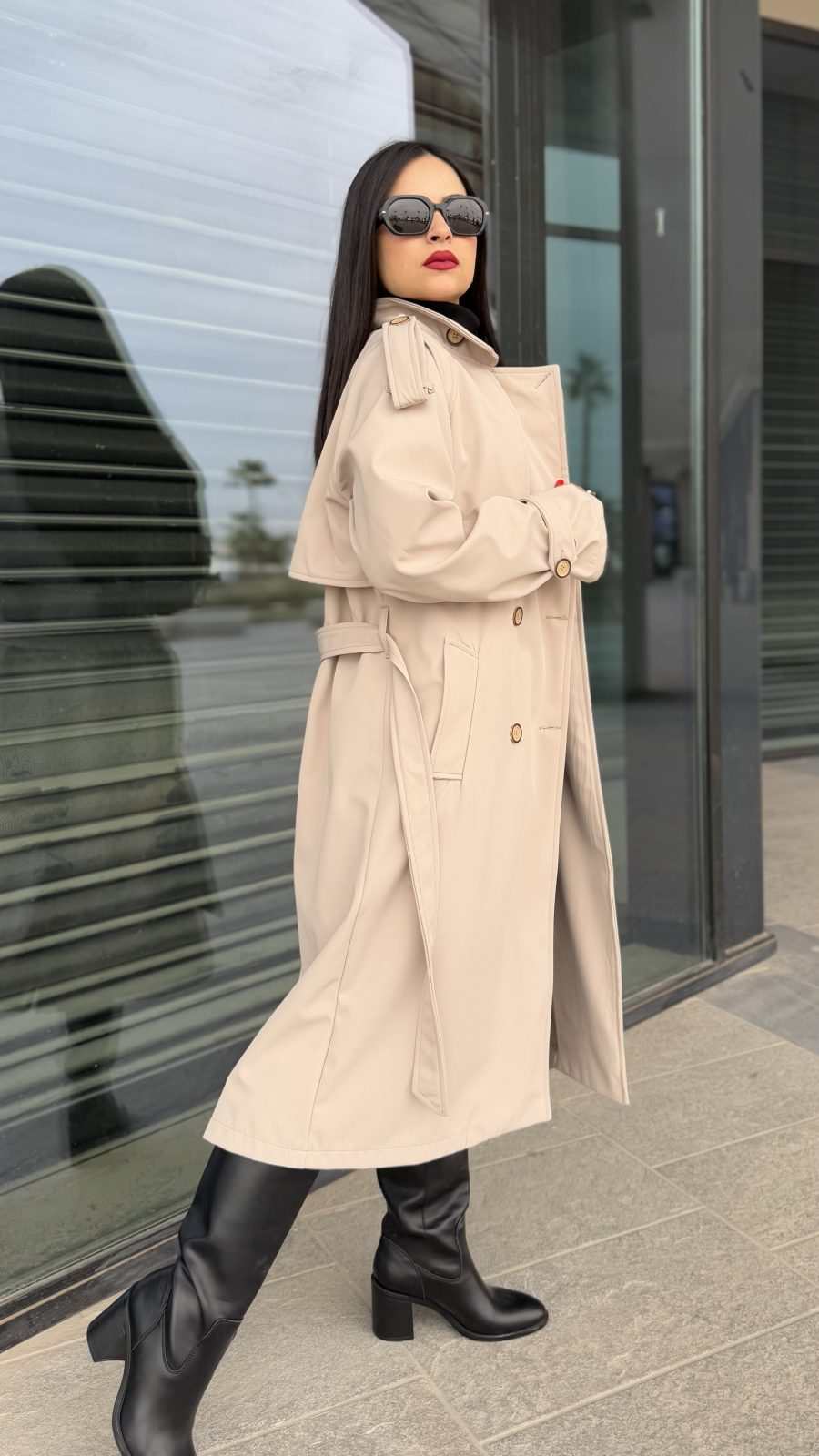 Trench Rebel Beige clair